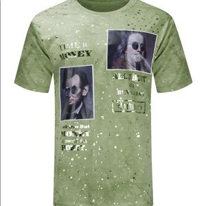MENS BENJAMIN FRANKLIN PRESIDENT LINCOLN SHIRT-XL